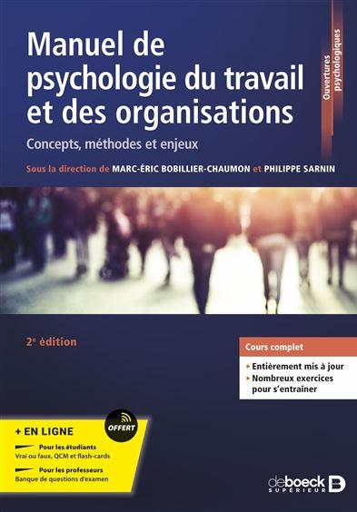 manuel de psychologie du travail et des organisations